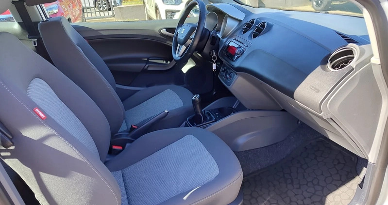 Seat Ibiza cena 23900 przebieg: 117000, rok produkcji 2011 z Kleczew małe 436